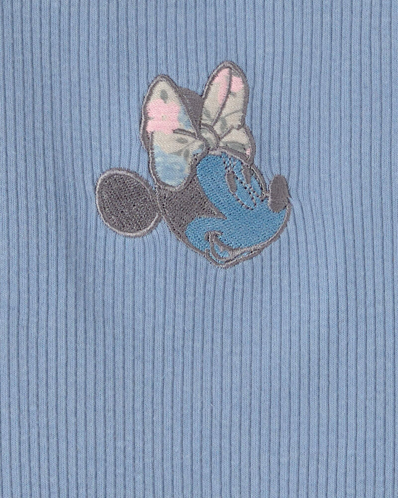 B&eacute;b&eacute; fille - Ensemble 2 pi&egrave;ces haut et jupe-short Disney&copy; Minnie Mouse - Bleu, image 5 sur 5 diapositives