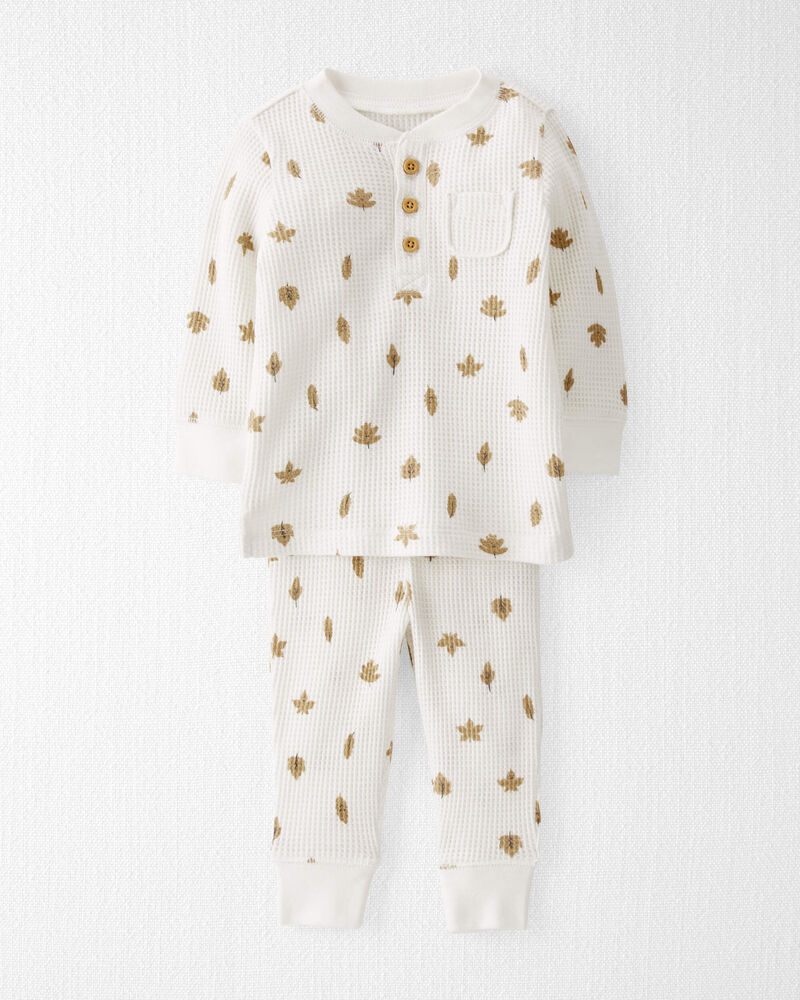 Baby Waffle Knit Set Made with Organic Cotton, image 1 of 5 slides