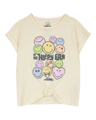 Kid SmileWorld Graphic Tee - Cream, image 1 of 3 slides