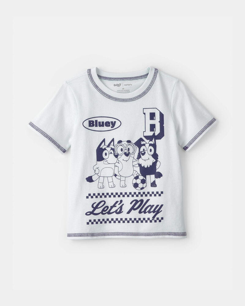 Toddler Bluey&trade; Graphic Tee - Blue, image 1 of 2 slides