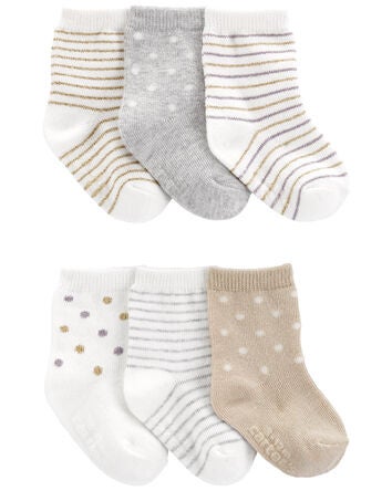 Baby 6-Pack Crew Socks, 