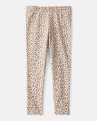 Kid Leopard Print Leggings, image 2 of 4 slides