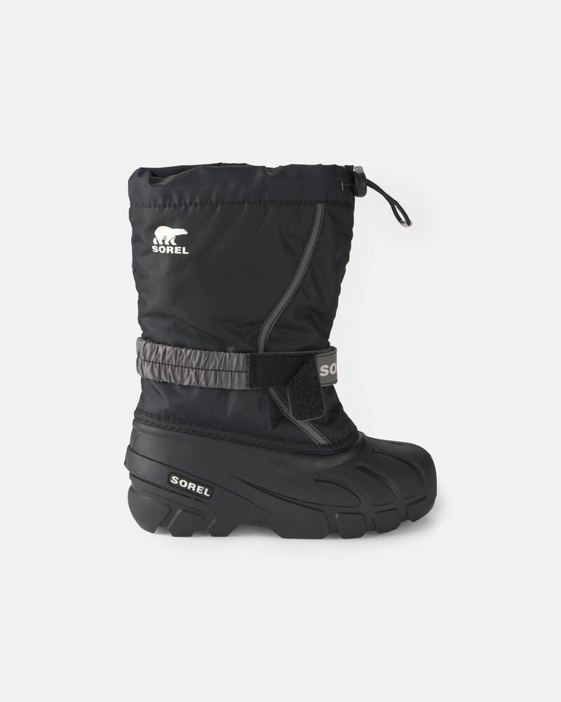 Boys SOREL Flurry&trade;Winter Snow Boot - Black, image 3 of 3 slides