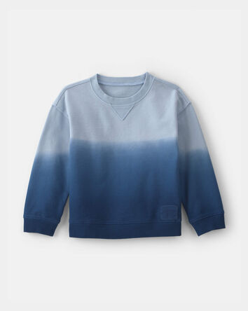 Toddler Boy Ombre French Terry Pullover Sweatshirt - Blue, 