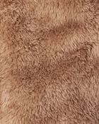 Baby Boy Sherpa Zip-Up Jacket - Brown, image 3 of 4 slides