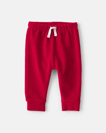 Baby 2-Piece 'Santa's Favorite' Long-Sleeve Top & Pant Set - Red, 