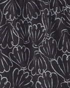 Toddler Girl 2-Piece Floral Ruffle Top & Short Set - Black/Cream, image 3 of 4 slides