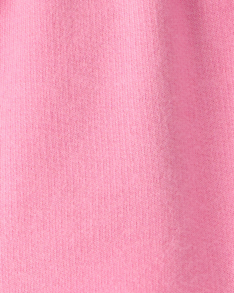 Baby Girl French Terry Shorts - Pink, image 3 of 4 slides