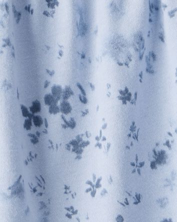 Baby Girl Floral Top - Blue, 