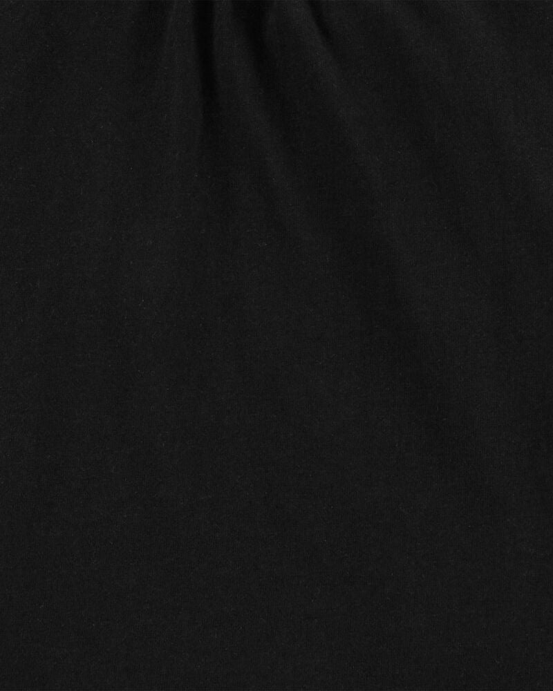 Toddler Black Cotton Tee, image 2 of 4 slides