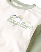 Toddler Organic Cotton Let's Explore Long-Sleeve Tee, image 3 of 6 slides