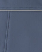 Toddler Boy  Quilted Mid Weight Jacket- Blue, image 3 of 4 slides