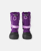 Girls SOREL Flurry&trade;Winter Snow Boot - Purple, image 1 of 3 slides