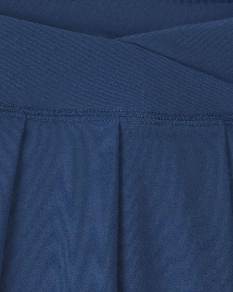 Girls Pleated Active Skort - Blue, image 3 of 4 slides