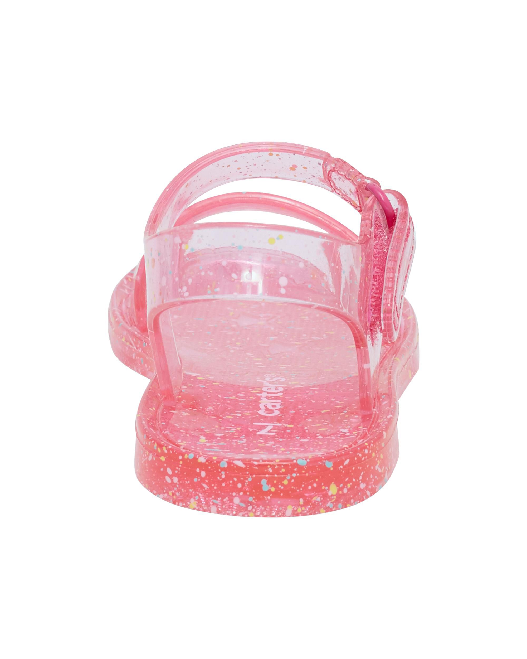 Pink jelly sandals for new arrivals toddlers