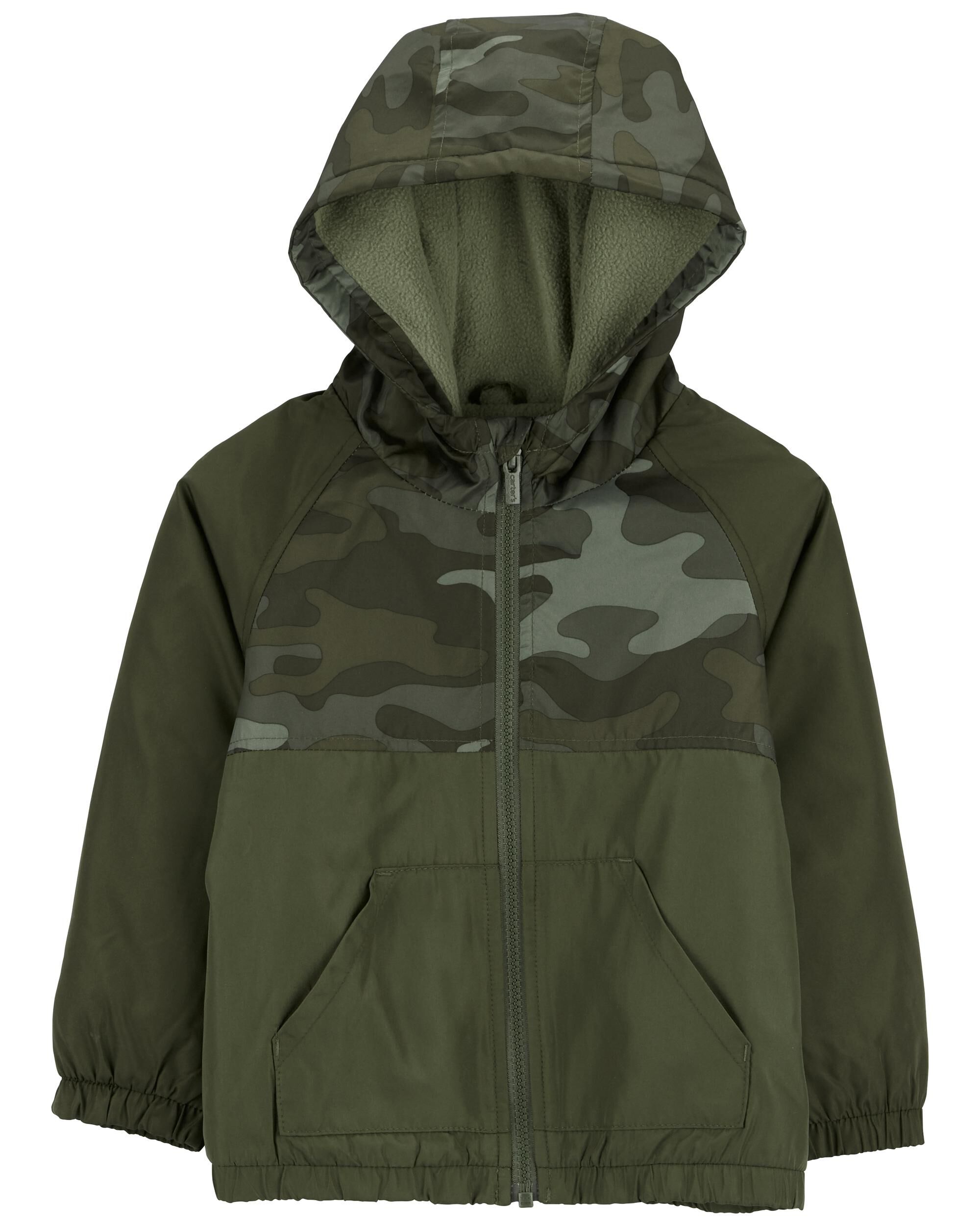 Fleece best sale camo jacket