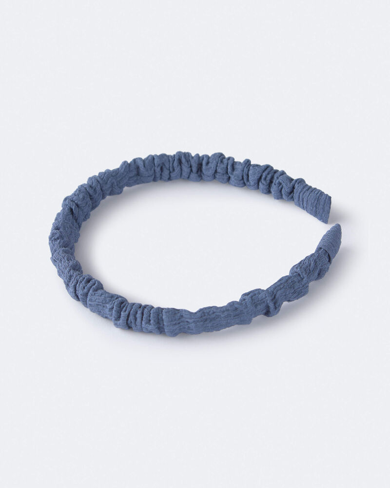 Toddler Girl 3-Pack Headbands - Dark Grey/Yellow/Purple, image 4 of 5 slides