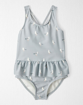 Toddler Recycled Seagull-Print Swimsuit, 