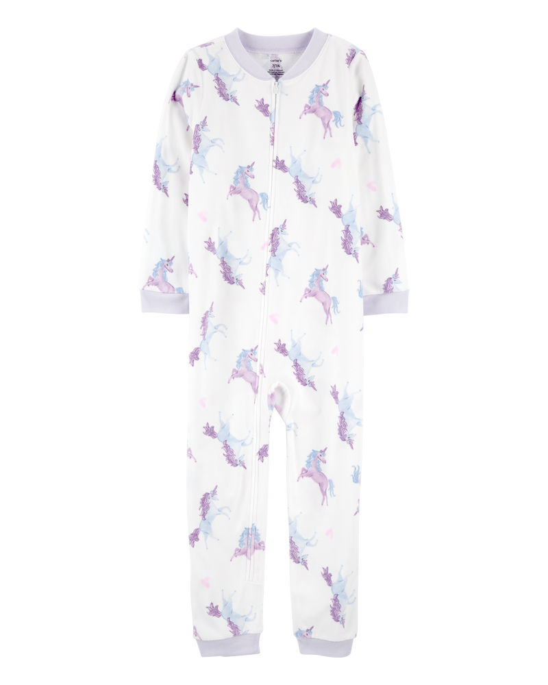 Kid 1-Piece Unicorn Fleece Footless Pyjamas
, image 1 of 3 slides