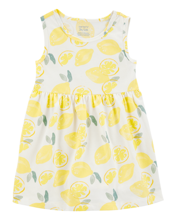 Toddler Lemon Tank Dress, 