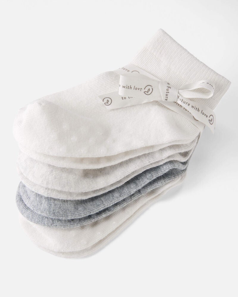 Toddler 4-Pack Slip Resistant Socks, image 2 of 3 slides