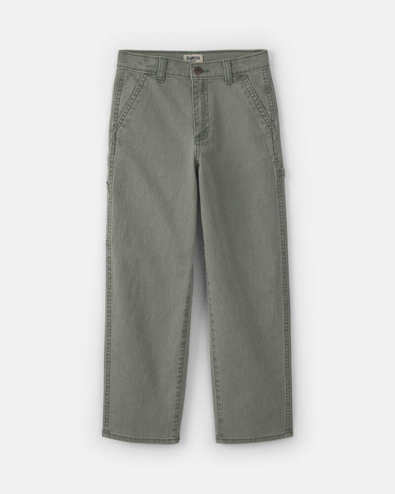 Boys Straight-Leg Pants - Green, image 1 of 5 slides