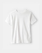 Kid Solid T-Shirt - White, image 1 of 3 slides