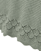 Kid Pointelle Crotchet Knit Tank - Green, image 2 of 4 slides