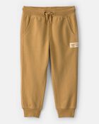 Toddler Boy French Terry Joggers - Brown, image 1 of 5 slides