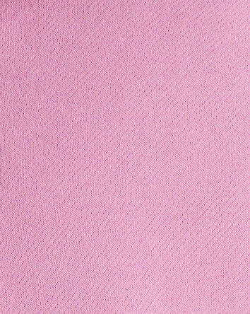 Tout-petit fille - Chandail à manches longues et fermeture à glissière un quart -Rose, 