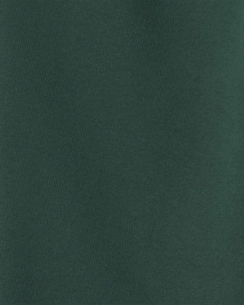 Boys Fleece Joggers -Dark Green, image 3 of 4 slides