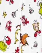 Baby 1-Piece Christmas Grinch 100%  Cotton Footie Pyjamas, image 2 of 3 slides