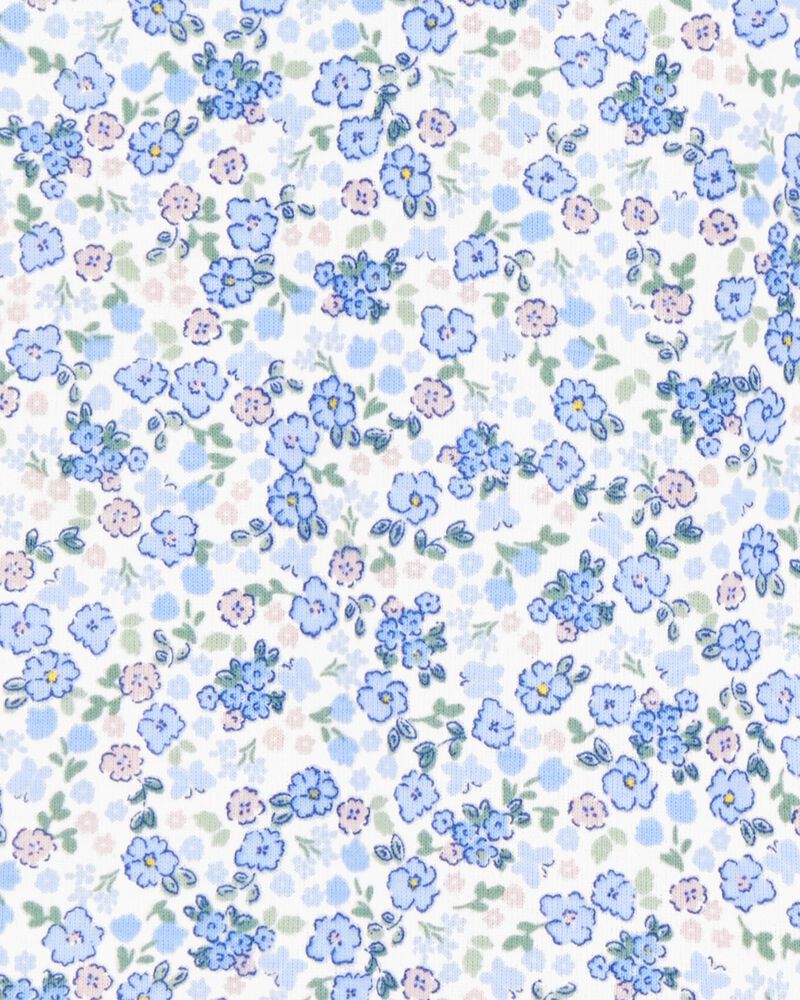 Baby 4-Piece Floral Cotton Pyjamas, image 2 of 4 slides