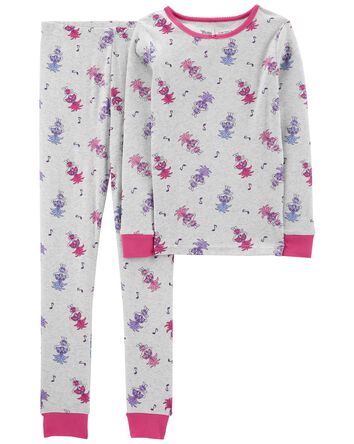 2-Piece Trolls™100% Snug Fit Cotton Pyjamas, 