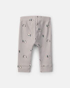 B&eacute;b&eacute; gar&ccedil;on - Emballage 2 pantalons &agrave; enfiler &agrave; manchots &ndash; Bleu marine/Gris, image 2 sur 4 diapositives
