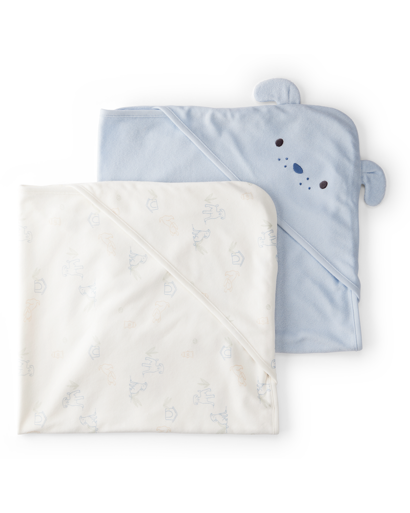 Baby 2-Pack Hooded Towels, image 1 of 1 slides
