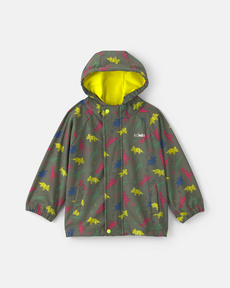 Toddler Boy Kombi London Rain Jacket - Dino , image 1 of 4 slides