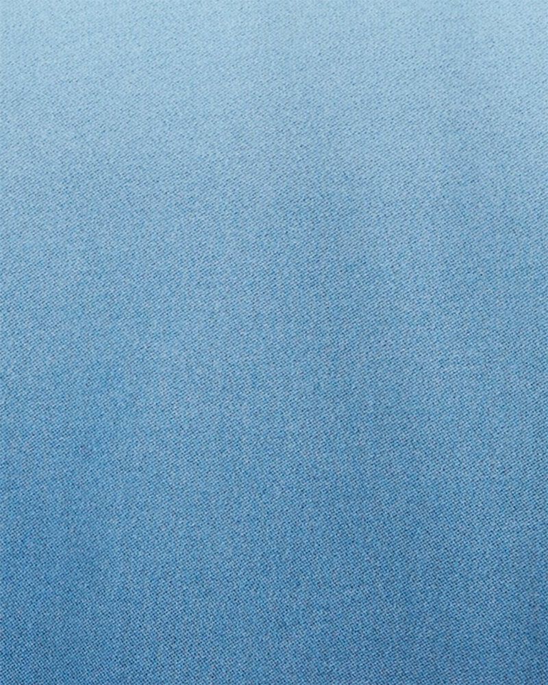Baby Ombre Long-Sleeve Henley Shirt -  Blue, image 2 of 3 slides