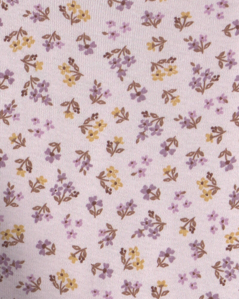 Baby Girl 3-Piece Floral Velvety Layering Set - Purple, image 3 of 5 slides