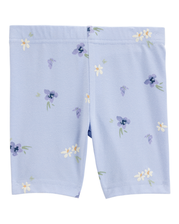 Toddler Floral Bike Short, 