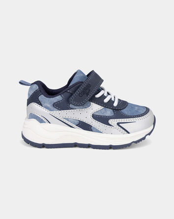 Tout-petit gar&ccedil;on - Espadrilles - Bleu/Argent&eacute;, 