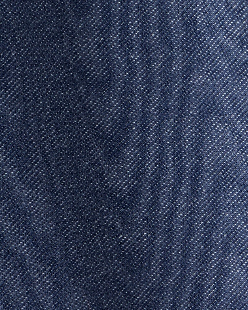 Baby Girl Knit Pull-On Pants - Blue, image 3 of 4 slides