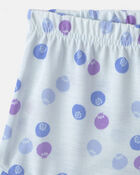 Toddler Girl 2-Piece Blueberry Sleeveless Pyjama Set - Blue, image 3 of 4 slides