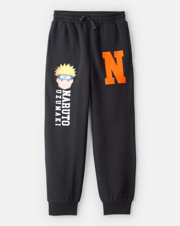 Boys Naruto Anime Sweatpants - Black, 