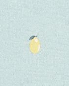 Bébé fille - Emballage de 5 cache-couches à manches courtes à motifs de citrons, image 2 sur 7 diapositives