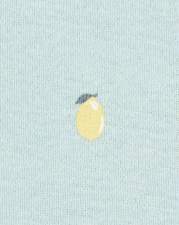 Bébé fille - Emballage de 5 cache-couches à manches courtes à motifs de citrons, 