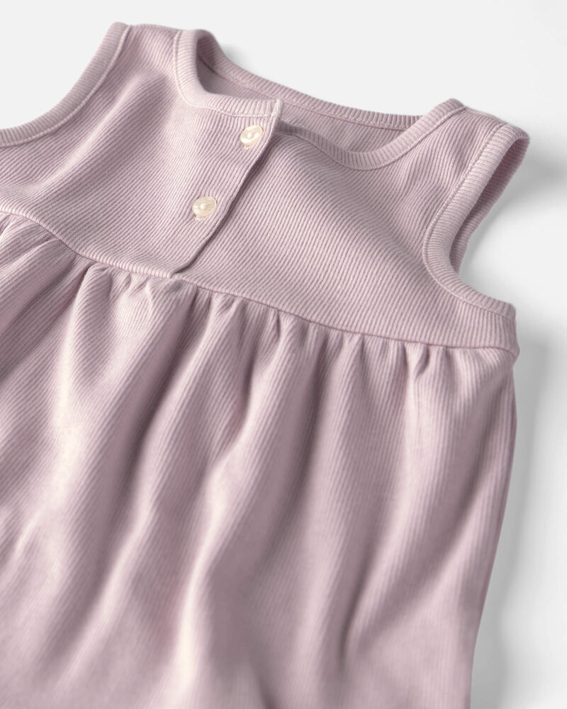 Toddler Girl 2-Pack Organic Cotton Knit Tanks, image 2 of 6 slides