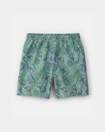 Boys Minecraft&reg; Swim Trunks - Green, 