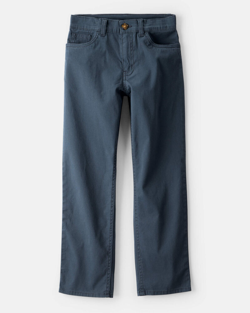 Boys Cotton Chino Pants - Navy, image 1 of 3 slides