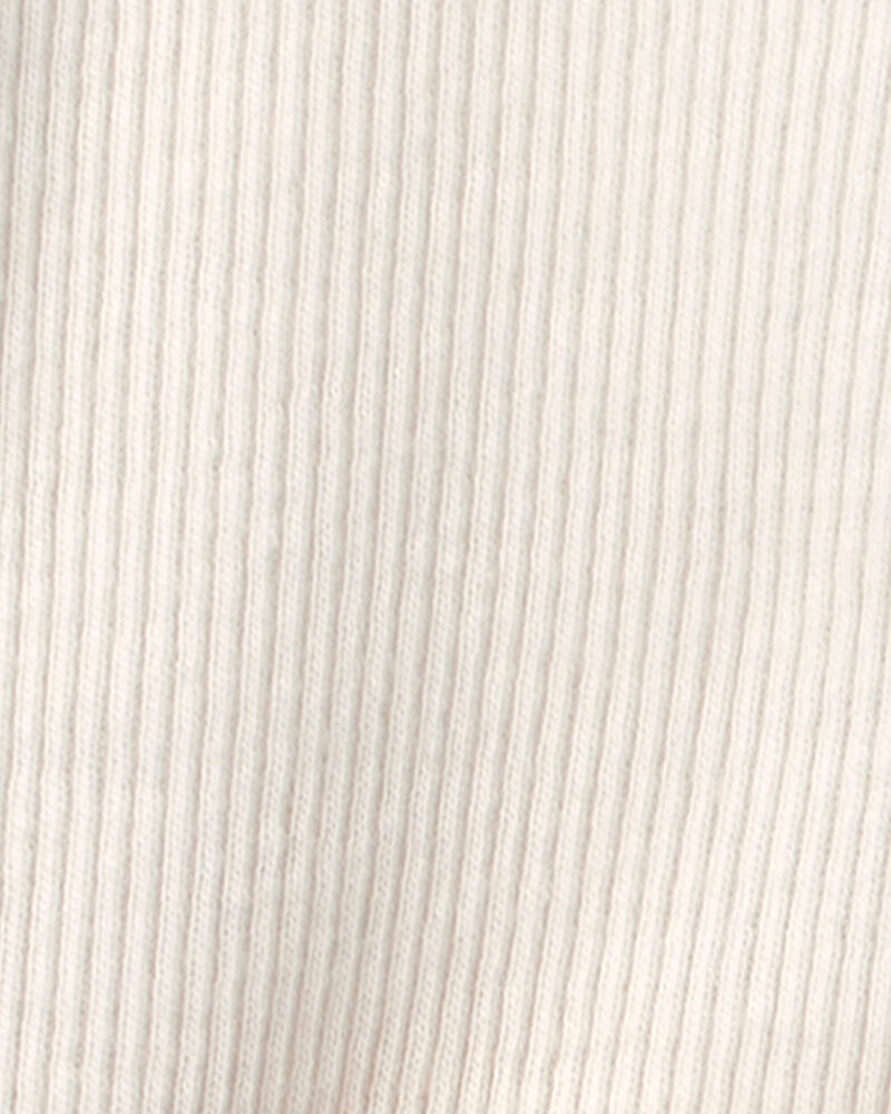 Baby Girl 3-Pack Organic Cotton Rib Slim Fit Tops, image 4 of 5 slides